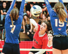 Huxoll, Griess lead post season volleyball honors