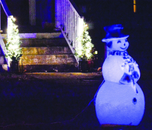 Christmas lights & decorations galore