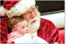 Santa visits abound in Clay County