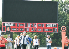 Cougar Nation unveils new digital scoreboard as Sandy Creek football runs season record to 2-0