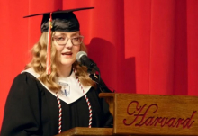 Harvard graduates reminded to live in the moment