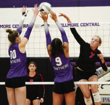 SC volleyball wins 2 matches at Fillmore Central triangular